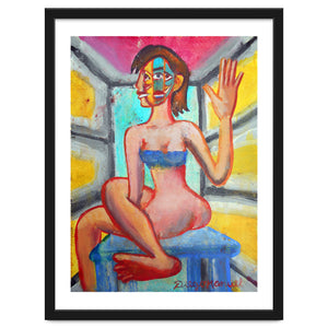 Mujer En La Silla 7 by Diego Manuel Rodriguez