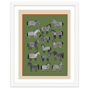 Striped Horses by Branka Kodžoman