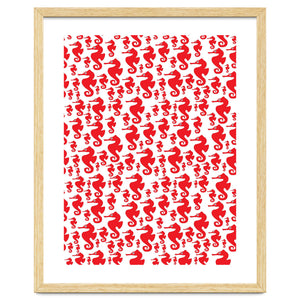Seahorse pattern by Baobab print store