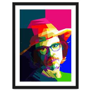 Johny Depp Hollywood Movies Pop Art WPAP by Artkreator