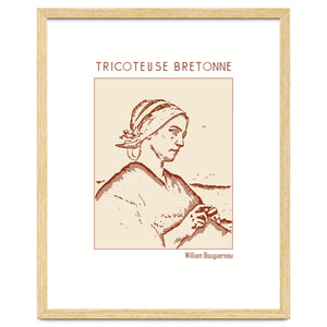 Tricoteuse Bretonne – William Bouguereau by Doa Project