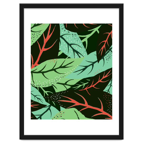 The Dark Jungle | Mystery Eclectic Forest | Maximalist Rainforest Nature Botanical Plants
