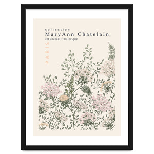 Historic decorative art Paris Queen Anne's lace by Annick
