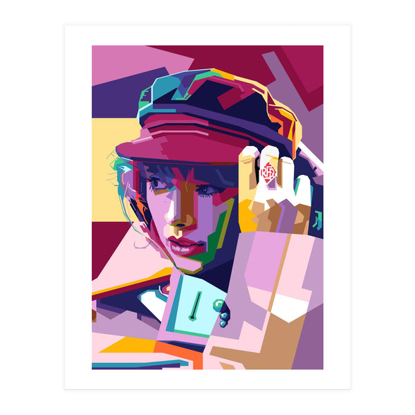 Taylor Swift Style WPAP (Print Only)