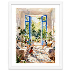 Matisse Inspired Family Room by Artzy Posters