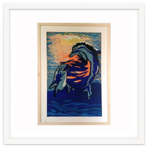 Sunset Dolphins by Shahd gehad