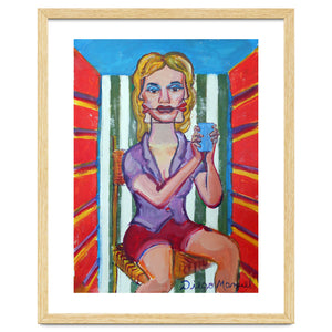 Mujer En La Silla by Diego Manuel Rodriguez