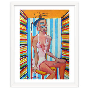 Mujer En La Silla 6 by Diego Manuel Rodriguez