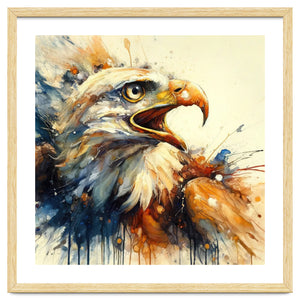 Soaring Eagle Spirit Portrait by Chromatic Fusion Studio