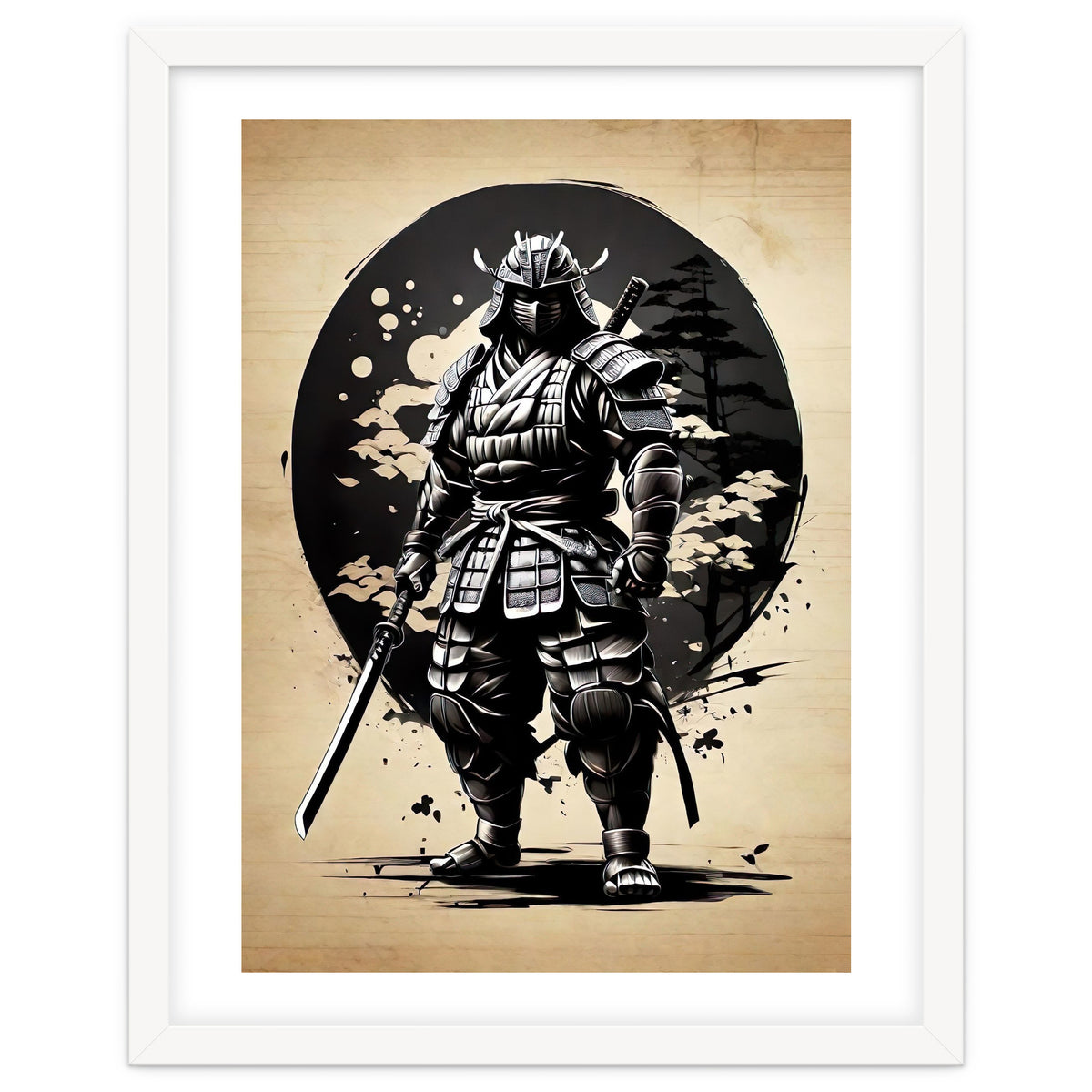 Vintage Samurai Warrior