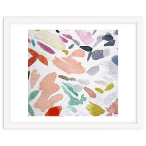 Abstract, Watercolor, Art Print, Viddy Pop The Mood Room by Michelle Willams