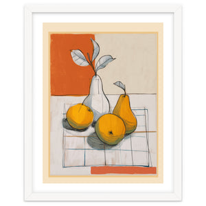 Modern Pear Still Life by Branka Kodžoman