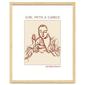 Girl With A Candle – Jean Baptiste Santerre by Doa Project