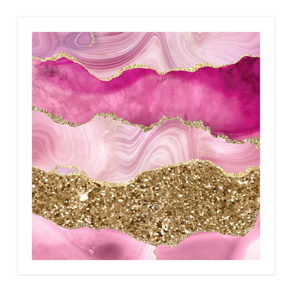 Agate Glitter Dazzle Texture 17 (Print Only)