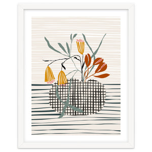 Midcentury vase light by Annick