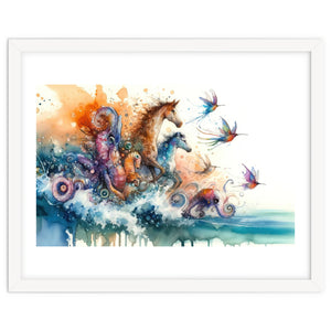 Surreal Ocean Creatures by Chromatic Fusion Studio