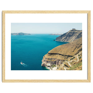 Sailing On The Caldera by Debra Cox