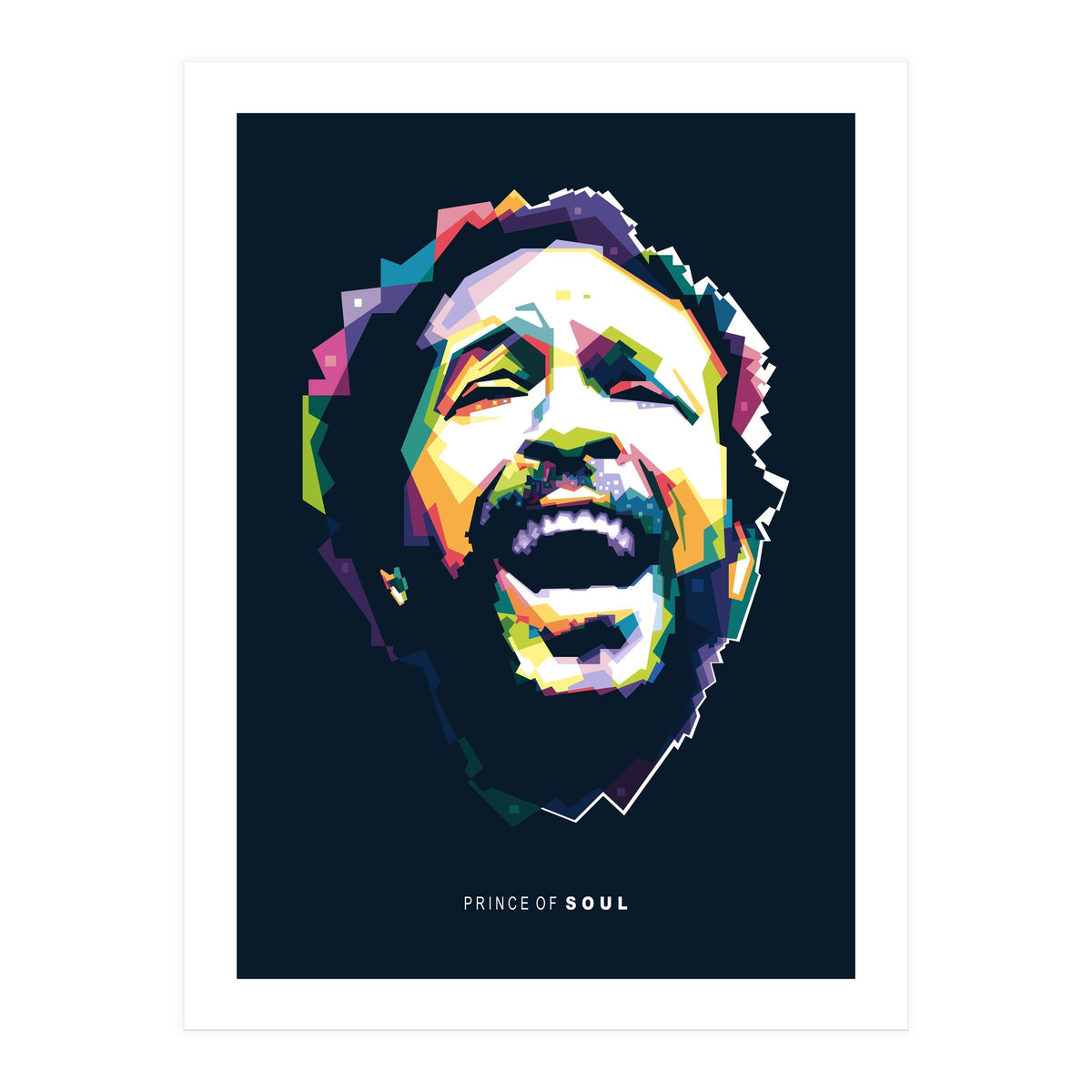 Marvin Gaye Pop Art WPAP (Print Only)