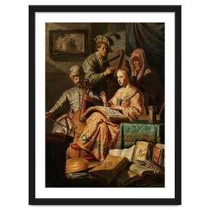 Musical Company – Rembrandt (1626) by William Morrin