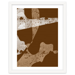 Brown Abstract Minimalist by Yuli Saputra