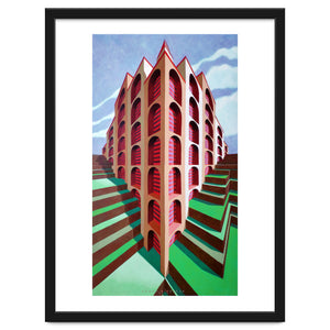The castle (squared coliseum) by Federico Cortese