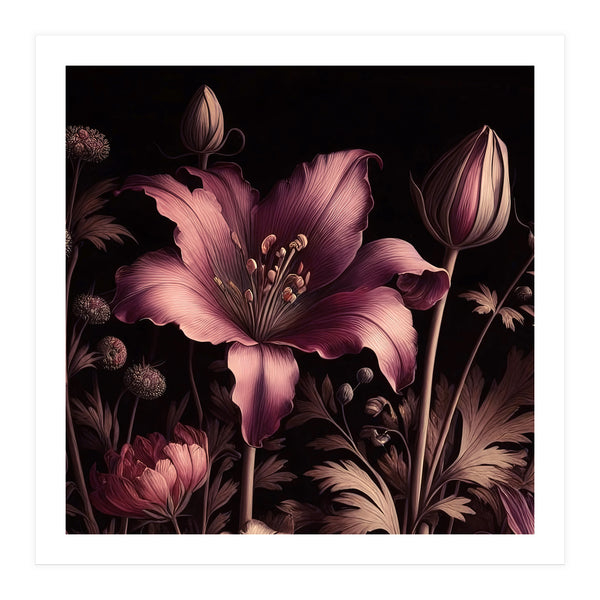VINTAGE COLOURFUL BOTANICAL-10A-6 (Print Only)