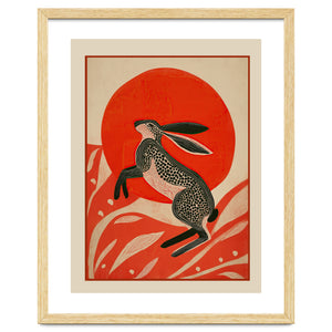 Hare And The Red Sun by Branka Kodžoman