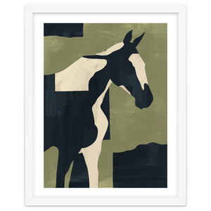 Abstract Minimal Horse 4 by Thing Design 2