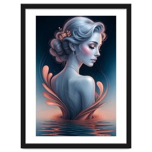 The Beauty of a Woman in an Exotic Pose by Agus Creative