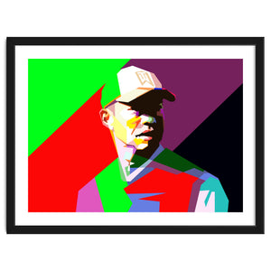 Tiger Woods Golf Legendary Pop Art WPAP by Artkreator