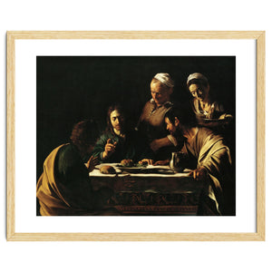 Caravaggio / 'Supper at Emmaus', 1606, Oil on canvas, 141 x 175 cm. JESUS. CRISTO RESUCITADO. by Album
