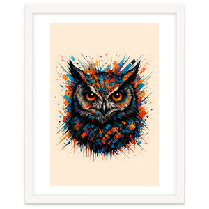 Owl Animal Watercolor by Agus Creative
