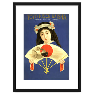 Geisha with a Fan by Hermes