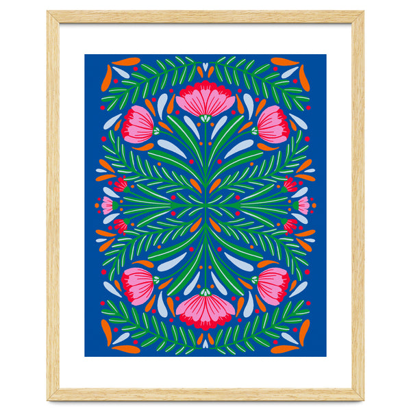 Bold Symmetrical Flowers