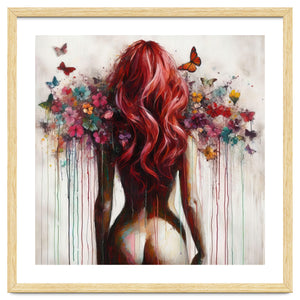 Scarlet Butterfly Back by Chromatic Fusion Studio