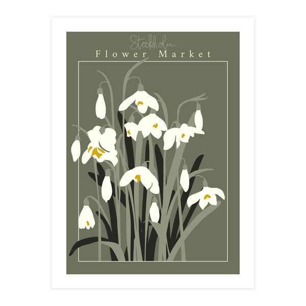 Flower Market Stockholm Snowdrop (Print Only)