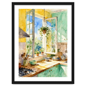 Matisse Inspired Kitchen Room by Artzy Posters