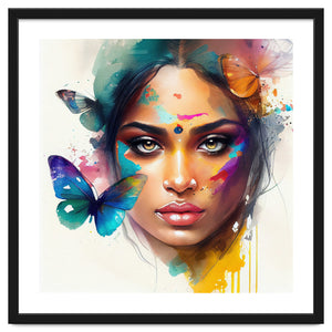 Holi Glow Hindu Portrait by Chromatic Fusion Studio