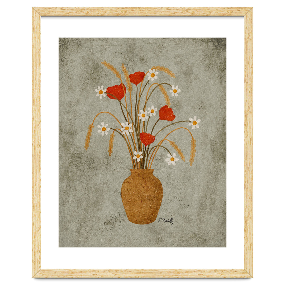 Harvest Floral Vase
