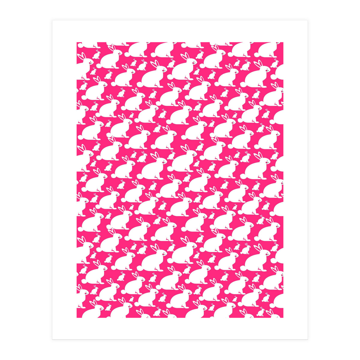 Rabbit Bunny Pattern (Print Only)