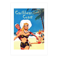 Chasing on a Caribbean Coast (Print Only)