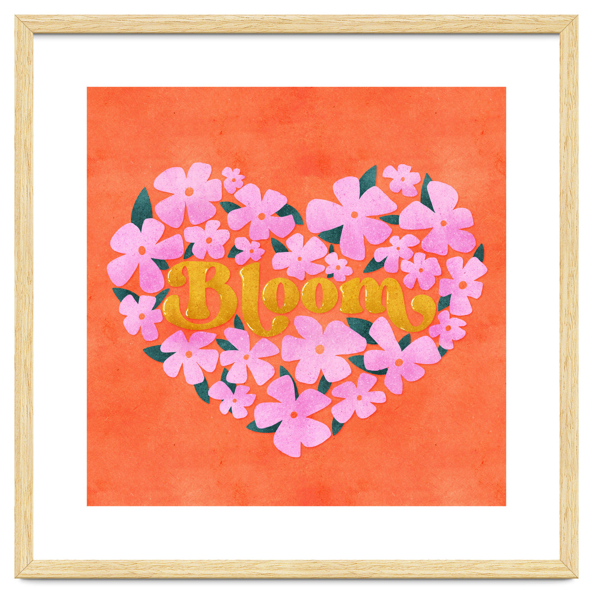 Bloom Floral Heart