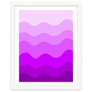Purple gradient design by Baobab print store