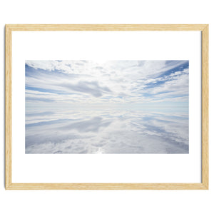 Infinite Horizon: Mirror Reflections on the Salt Flats by artistic