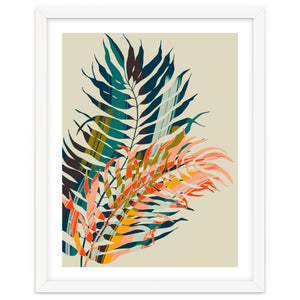 Colorful Palm Leaves by Annick
