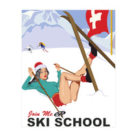 Join Ski School in Switzerland (Print Only)