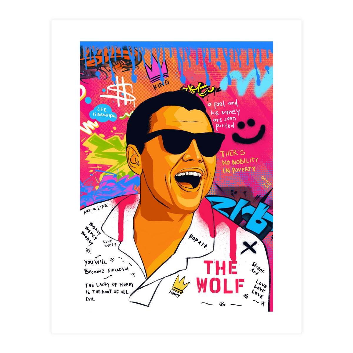 Wolf of Wall St (Print Only)