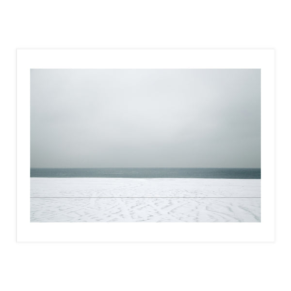 Winter seascape - Snow beach (Print Only)