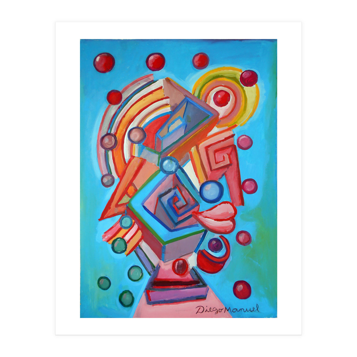 Retrato Cubista (Print Only)