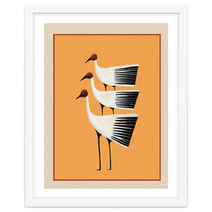 Striped Bird Trio II by Branka Kodžoman